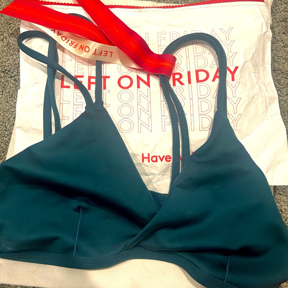 Left on Friday Sweet Victory-D top in Deep End (teal)